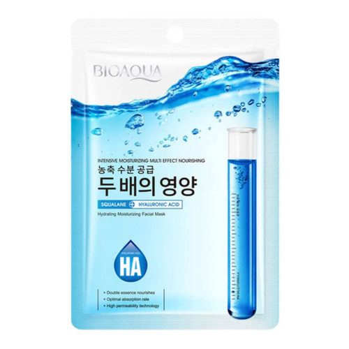 ماسک صورت ورقه ای HA اسکوالان+هیالورونیک اسید BIOAQUA