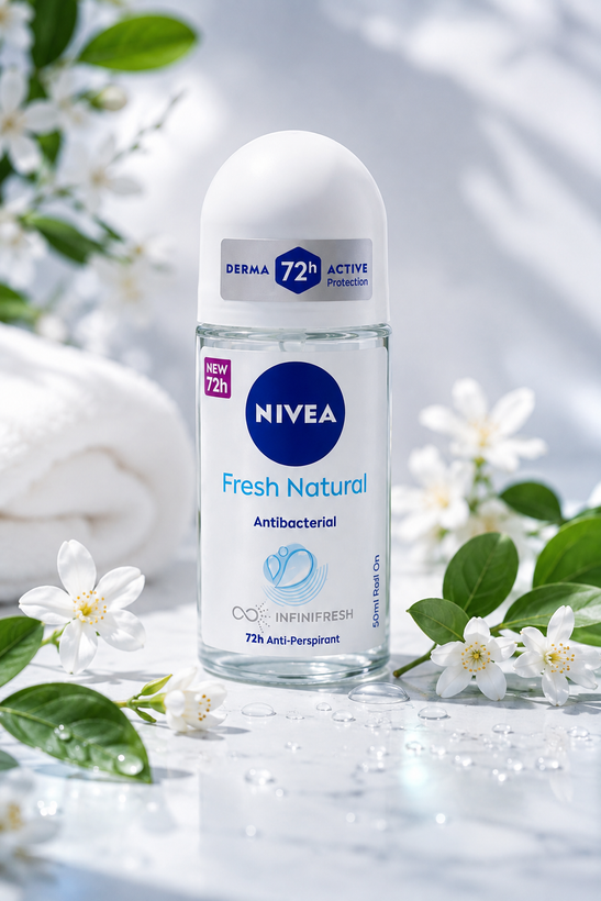 رول ضد تعریق زنانه NIVEA رایحه Fresh natural